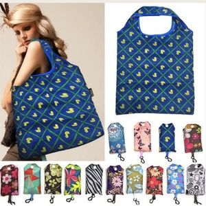 New Foldable Handy Shopping Bag Reusable Tote Cats